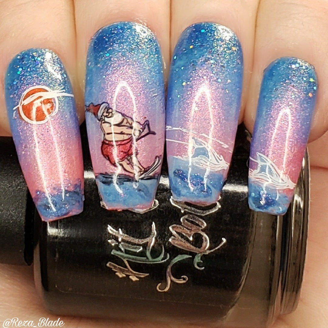 Hit the Bottle- Stamping Plate- Bah Humbug 02