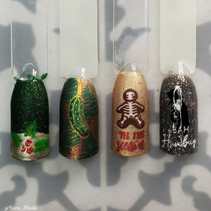 Hit the Bottle- Stamping Plate- Bah Humbug 02