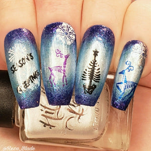 Hit the Bottle- Stamping Plate- Bah Humbug 03