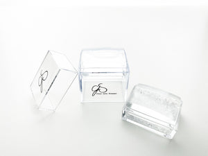 Clear Jelly Stamper- Bling Cubed Stamper