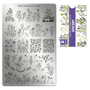 Moyra Stamping Plate 091- Spicery