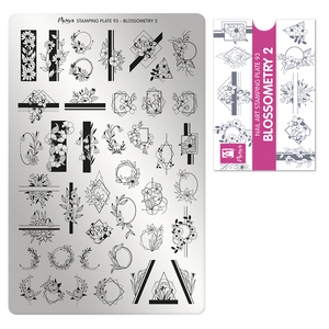 Moyra Stamping Plate 093- Blossometry 2