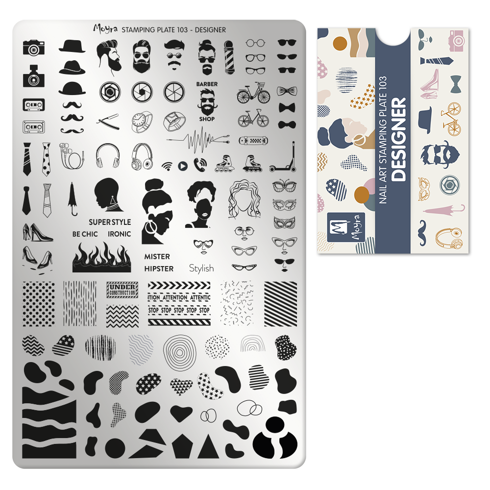 Moyra Stamping Plate 103- Designer