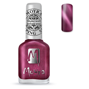 Moyra Stamping Nail Polish- SP 32 (Cat Eye Magnetic Red)
