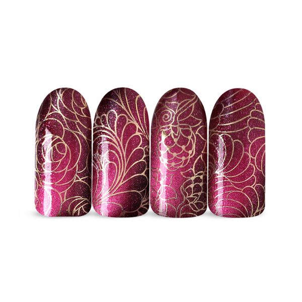 Moyra Stamping Nail Polish- SP 32 (Cat Eye Magnetic Red)