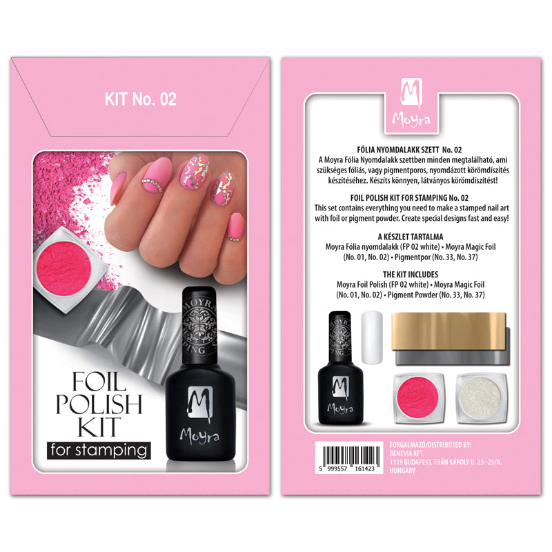 Moyra Foil Polish Kit for Stamping No. 02