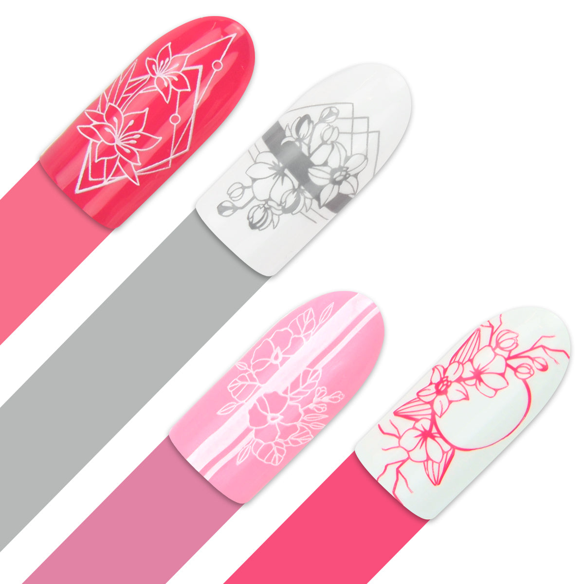 Moyra Stamping Plate 093- Blossometry 2