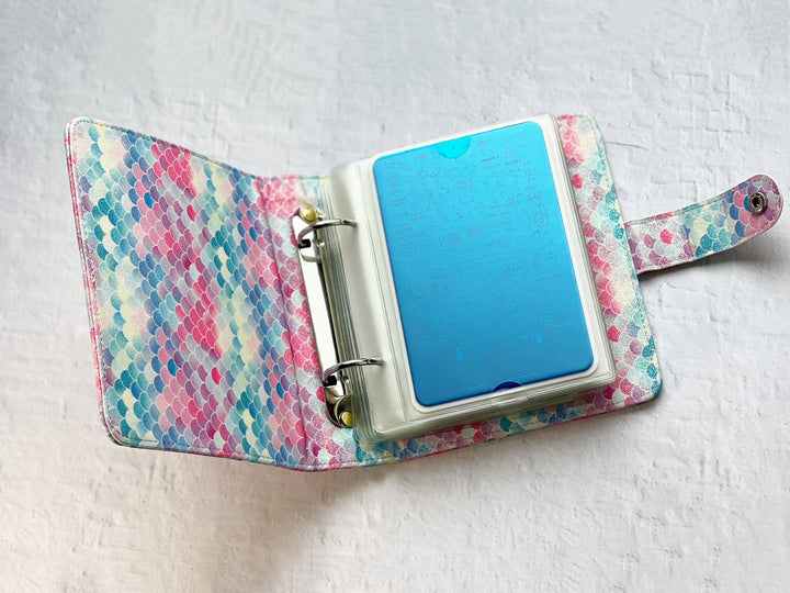 Clear Jelly Stamper- Accessories - Large Plate Holder (Rainbow Mermaid)