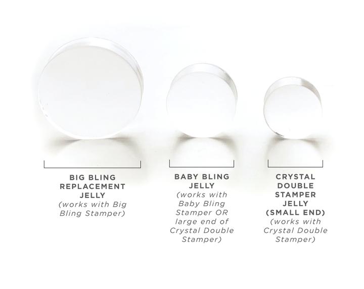 Clear Jelly Stamper- Double Stamper Small End Replacement Jelly