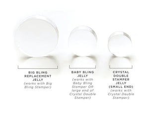 Clear Jelly Stamper- Lil Bling Replacement Jelly (2 pk.)