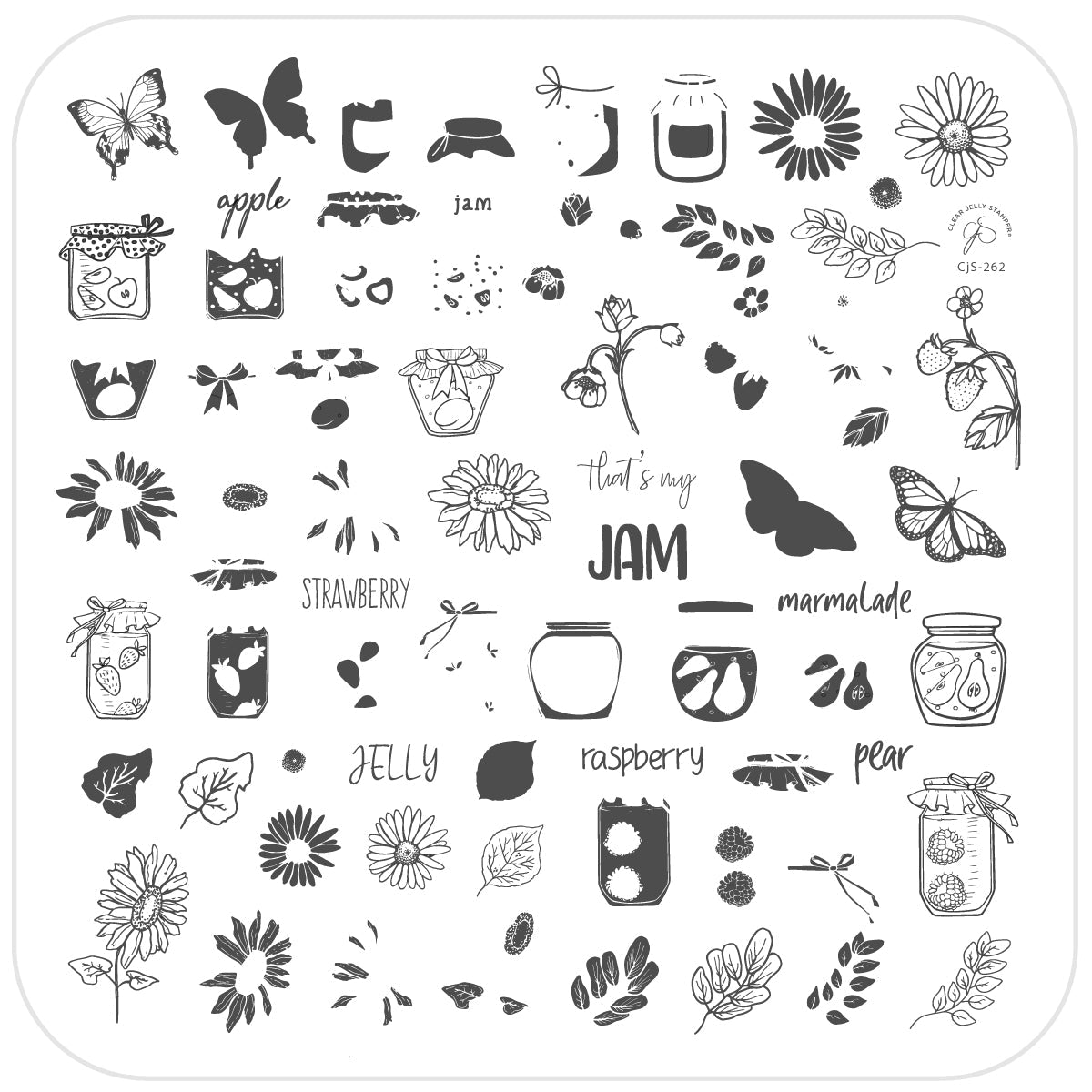 Clear Jelly Stamper- CjS-262- That's My Jam