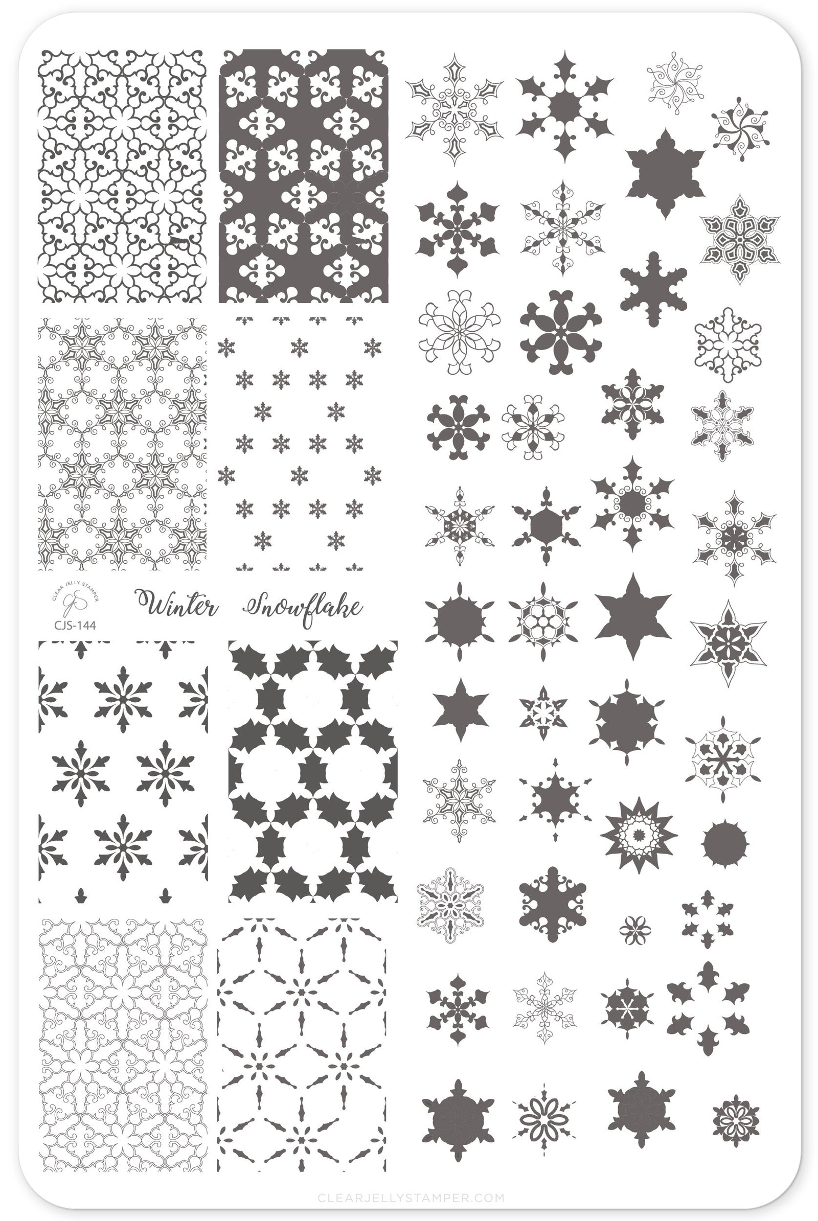 Clear Jelly Stamper- CjS-144- Frosted