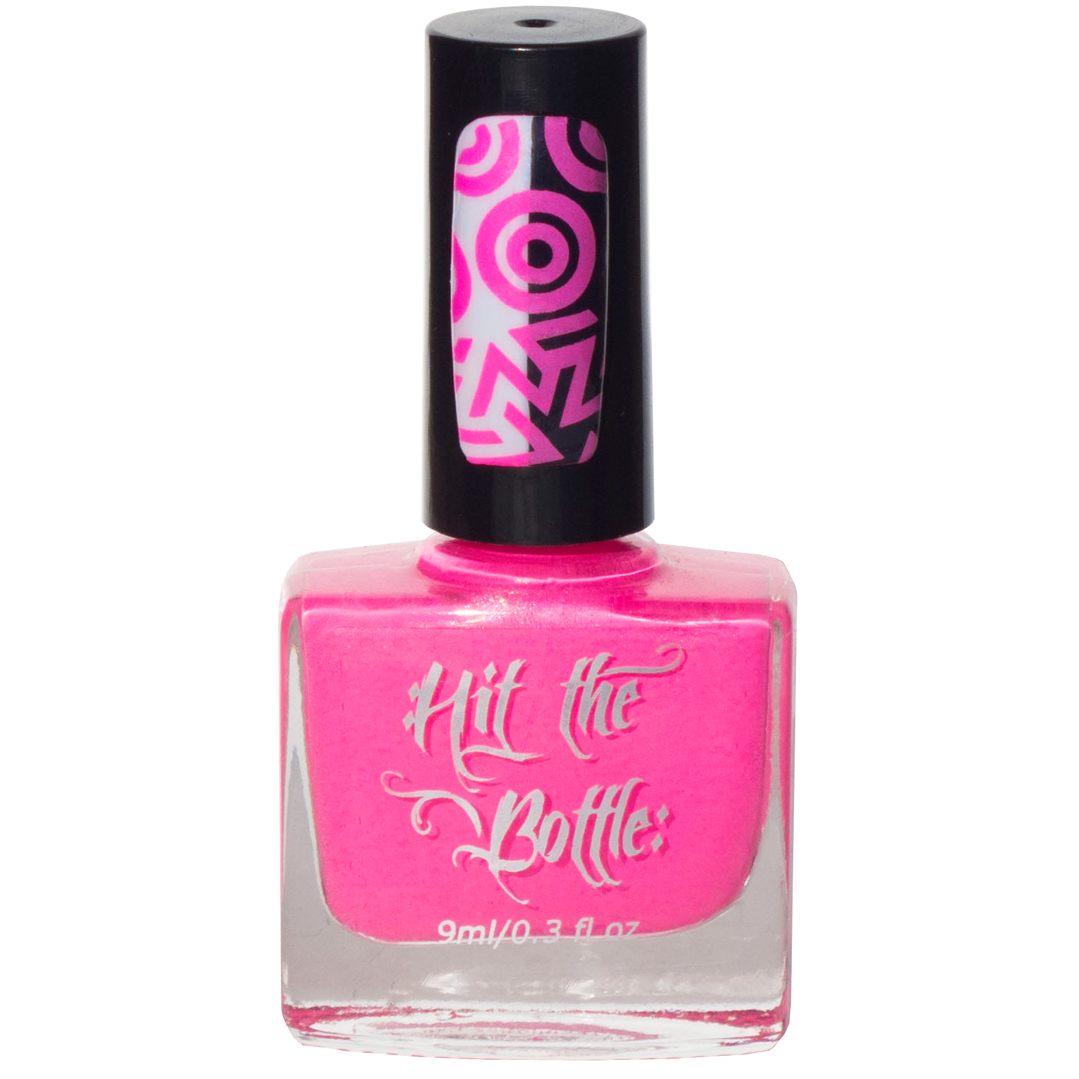 Hit the Bottle "I Pink, Therefore I Am" Neon Stamping Polish