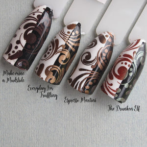 Hit the Bottle "The Drunken Elf" Stamping Polish