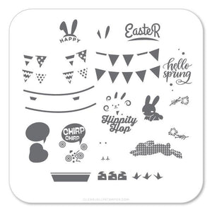 Clear Jelly Stamper- Hippity Easter (CjSH-12)