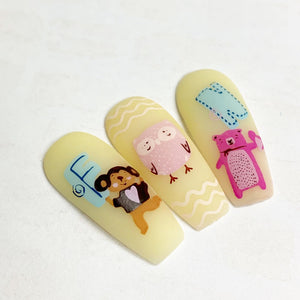 Clear Jelly Stamper- CjS-231- Alphabet- Bubble Letter Forest