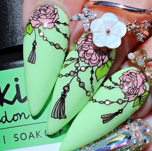 Clear Jelly Stamper- CjS-240- Floral Tassel