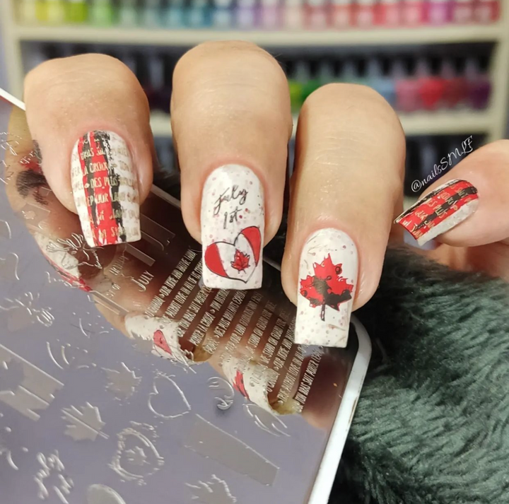 Clear Jelly Stamper- CjS-257- Canada Day