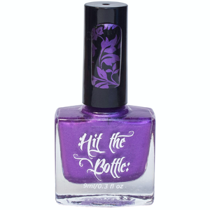 Hit the Bottle "Paint the Town Violet" Stamping Polish
