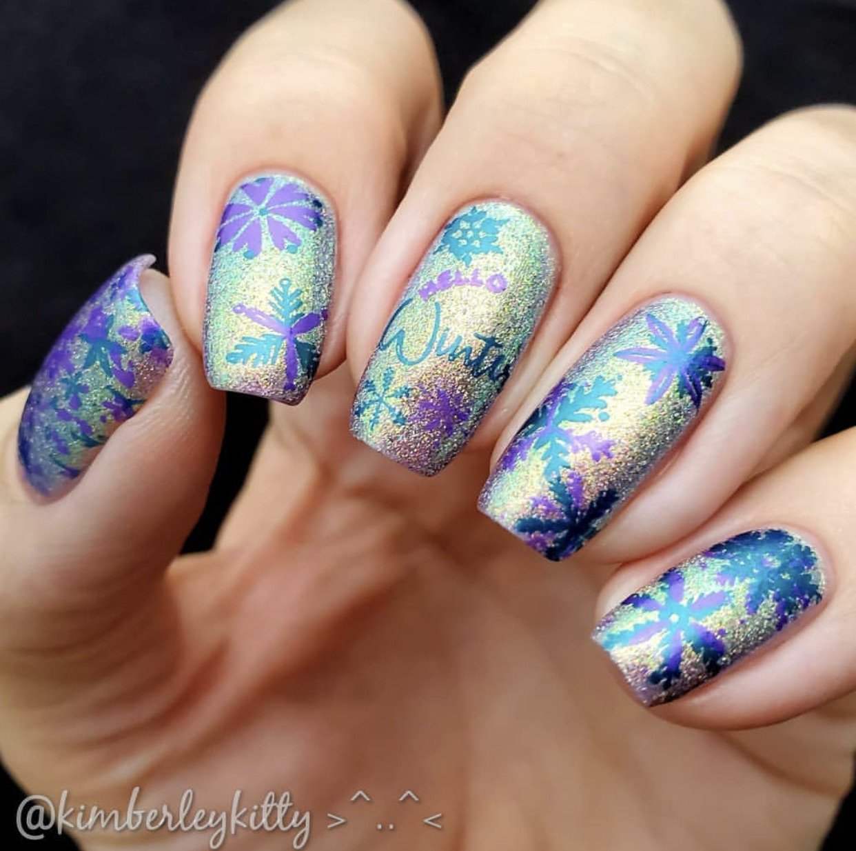 Clear Jelly Stamper- C-30- Painted Snowflakes