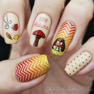 Clear Jelly Stamper- CjS-136- Foxy Fall