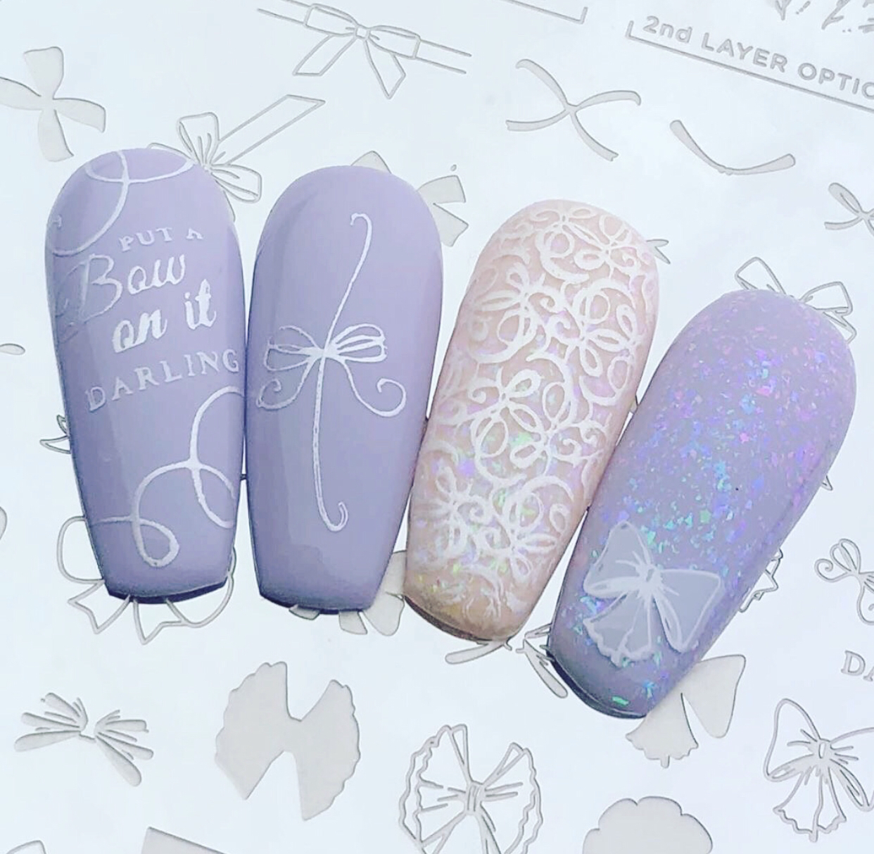 Clear Jelly Stamper- CjS-147- Put a Bow on It, Darling