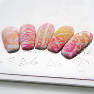 Clear Jelly Stamper- CjS-115- Boho Life