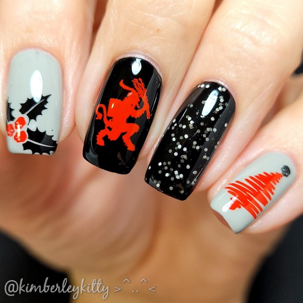 Hit the Bottle- Stamping Plate- Bah Humbug 03