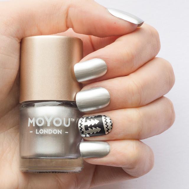 MoYou London- Metallic Stamping Polish- Mercury