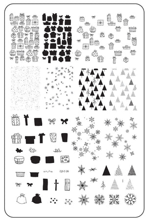 Clear Jelly Stamper- C-26- Pretty Paper- Gifted