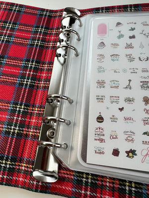 Clear Jelly Stamper- Accessories- Large Stamping Plate Storage Binder (4 styles)