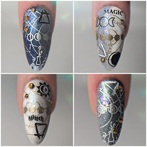 Beautometry- Stamping Plates- Witches 01