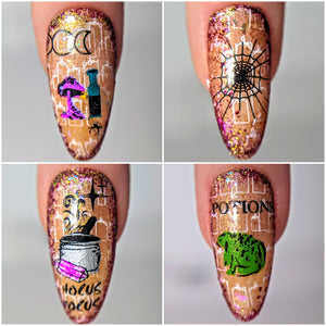 Beautometry- Stamping Plates- Witches 01