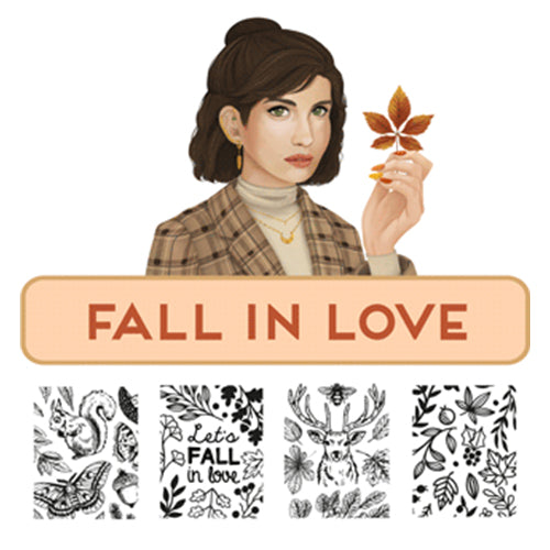 Fall in Love Plates