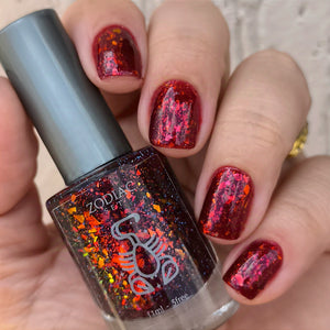 Zodiac Collab- Scorpio- Almandine Garnet