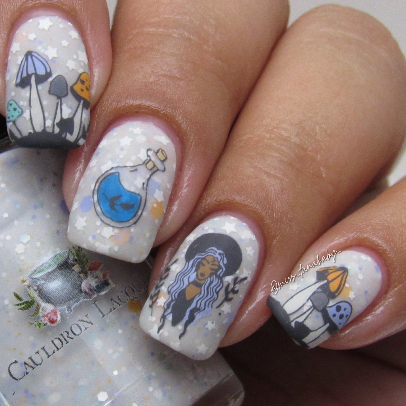 Hit the Bottle- Stamping Plate- Mystic Charm