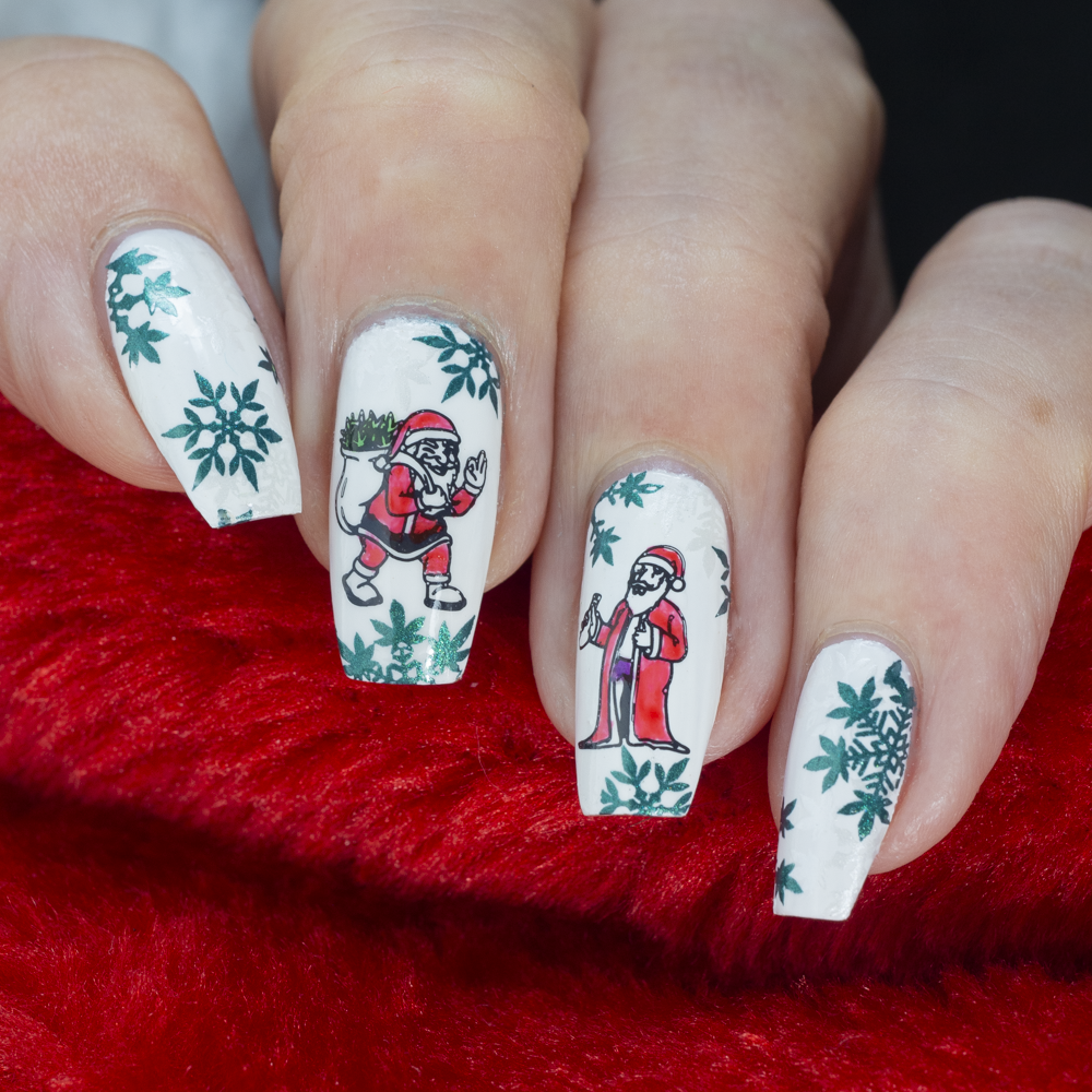 Hit the Bottle- Stamping Plate- Bah Humbug 05
