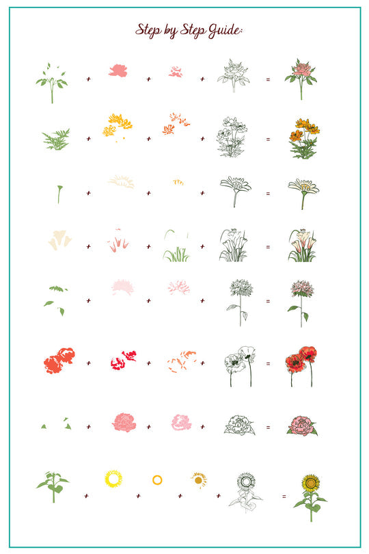 Clear Jelly Stamper- CjS-284- If I Could Be a Flower