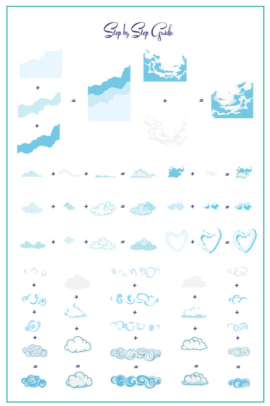 Clear Jelly Stamper- CjS-306- Head in the Clouds