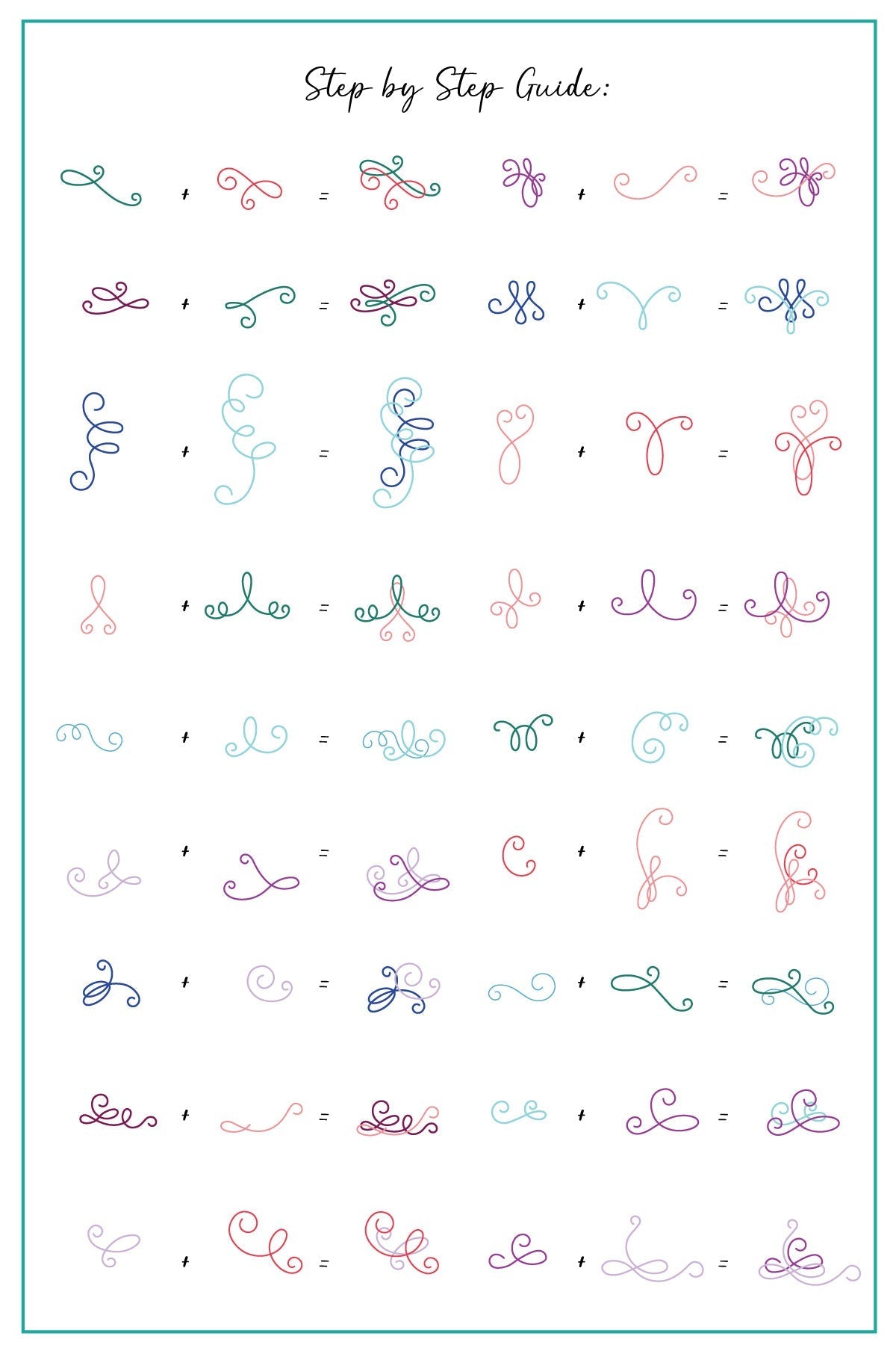 Clear Jelly Stamper- CjS-307- Tilt a Swirl
