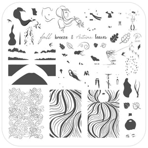 Clear Jelly Stamper- CjS-323- Fall Breeze