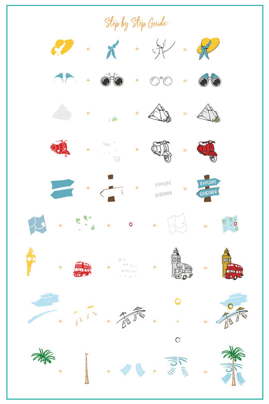 Clear Jelly Stamper- CjS-291- Explore the World