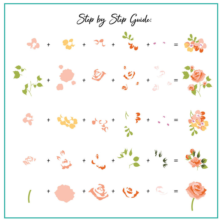 Clear Jelly Stamper- CjS-279- Floral Blossom- One