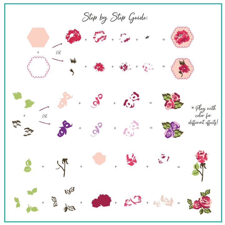 Clear Jelly Stamper- CjS-281- Floral Blossom- Three