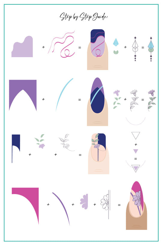 Clear Jelly Stamper- CjS-290- French Mani- Four