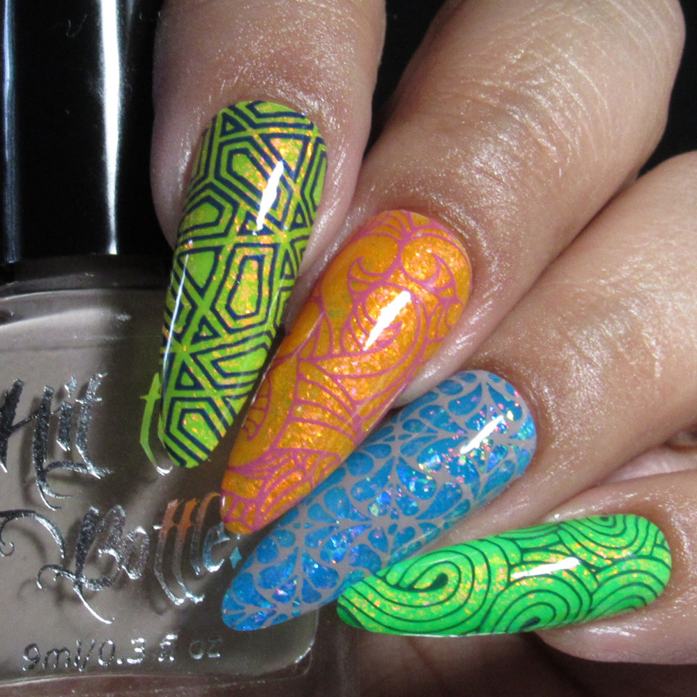 Hit the Bottle- Stamping Plate- Go Long 01