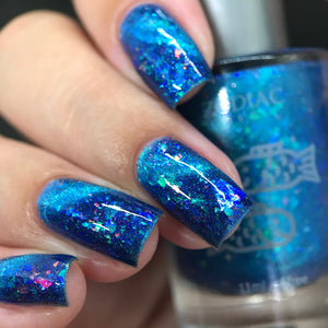 Zodiac Collab- Pisces- Blue Chalcedony v.2