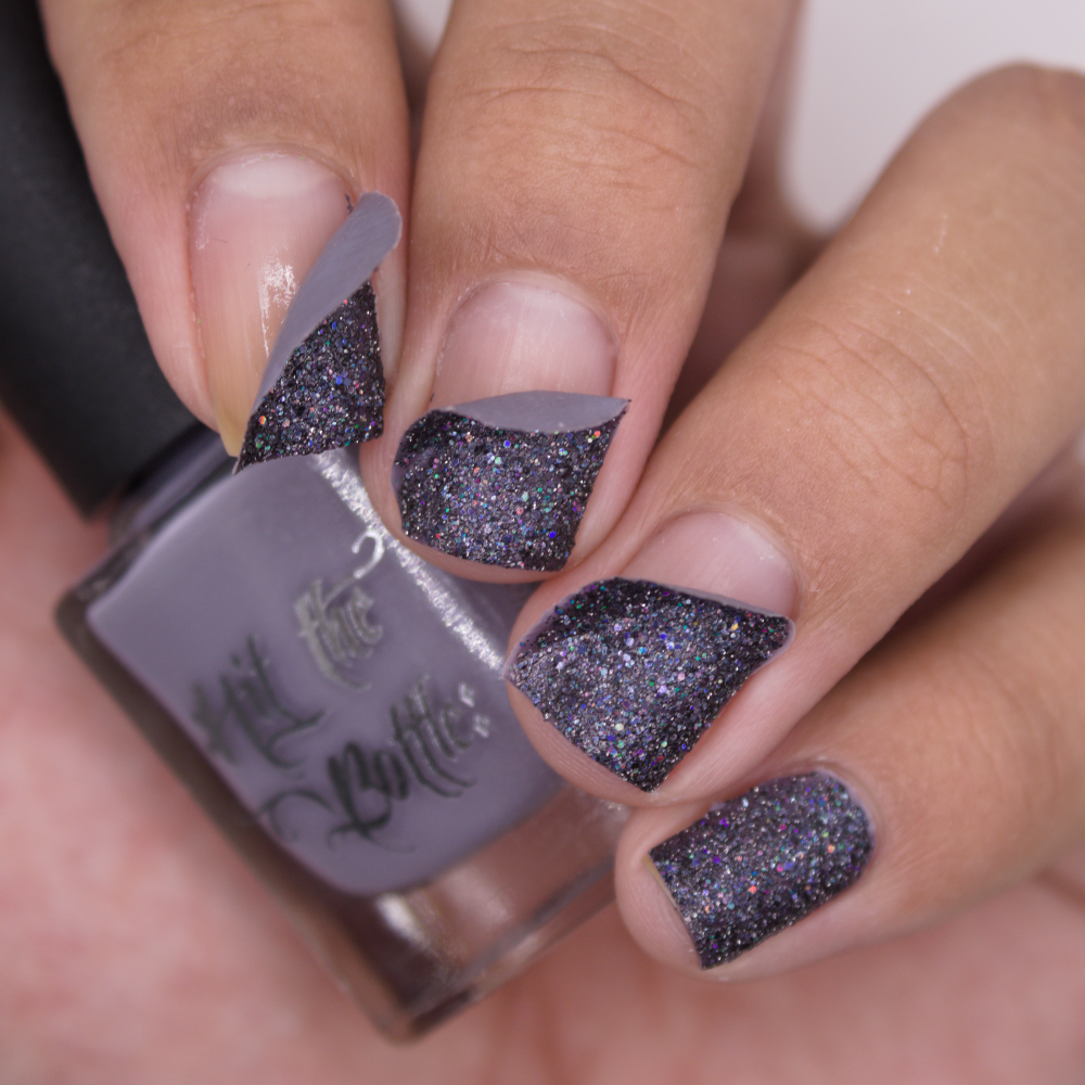 Hit the Bottle- Base Coat- Mid Gray Undies peel off base coat
