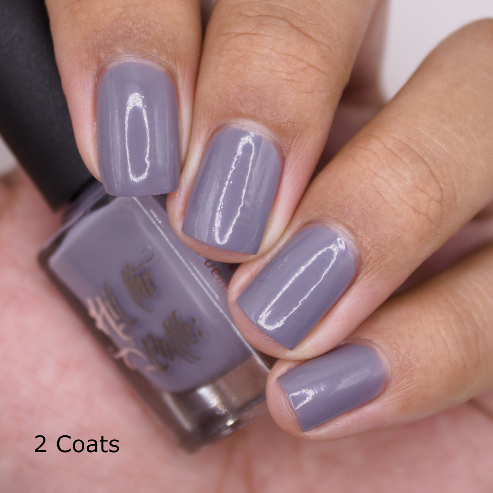 Hit the Bottle- Base Coat- Mid Gray Undies peel off base coat