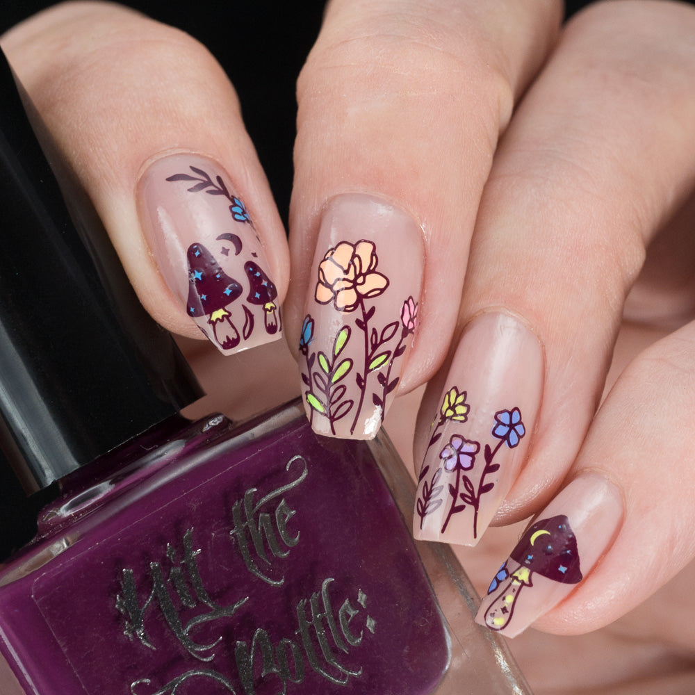 Hit the Bottle- Stamping Plate- Mystic Charm 02